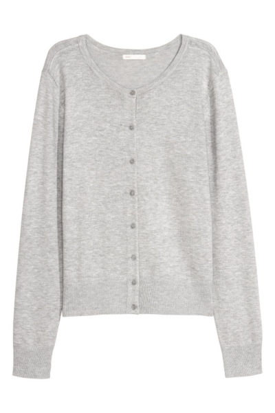 Grey cardigan