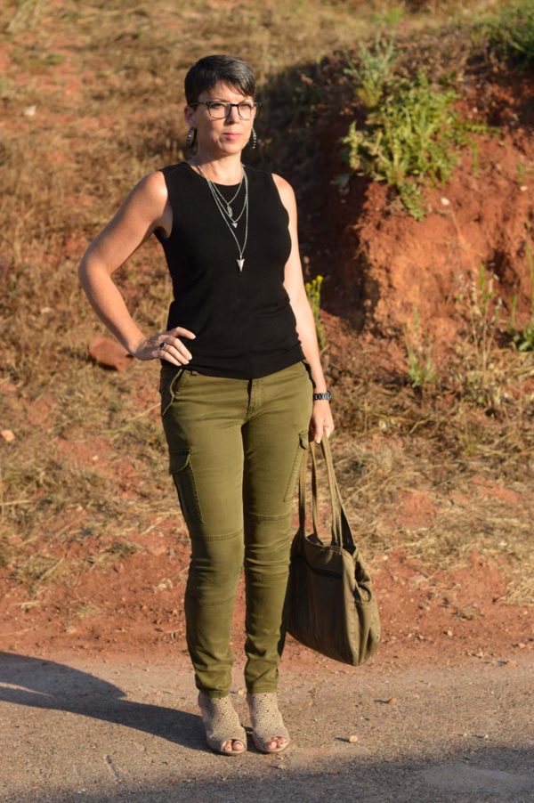 Khaki combats – I finally found the perfect skinny pair in H&M